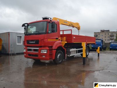 Бортовой грузовик с КМУ КамАЗ 5325-1001-69 с КМУ Soosan SCS736LII