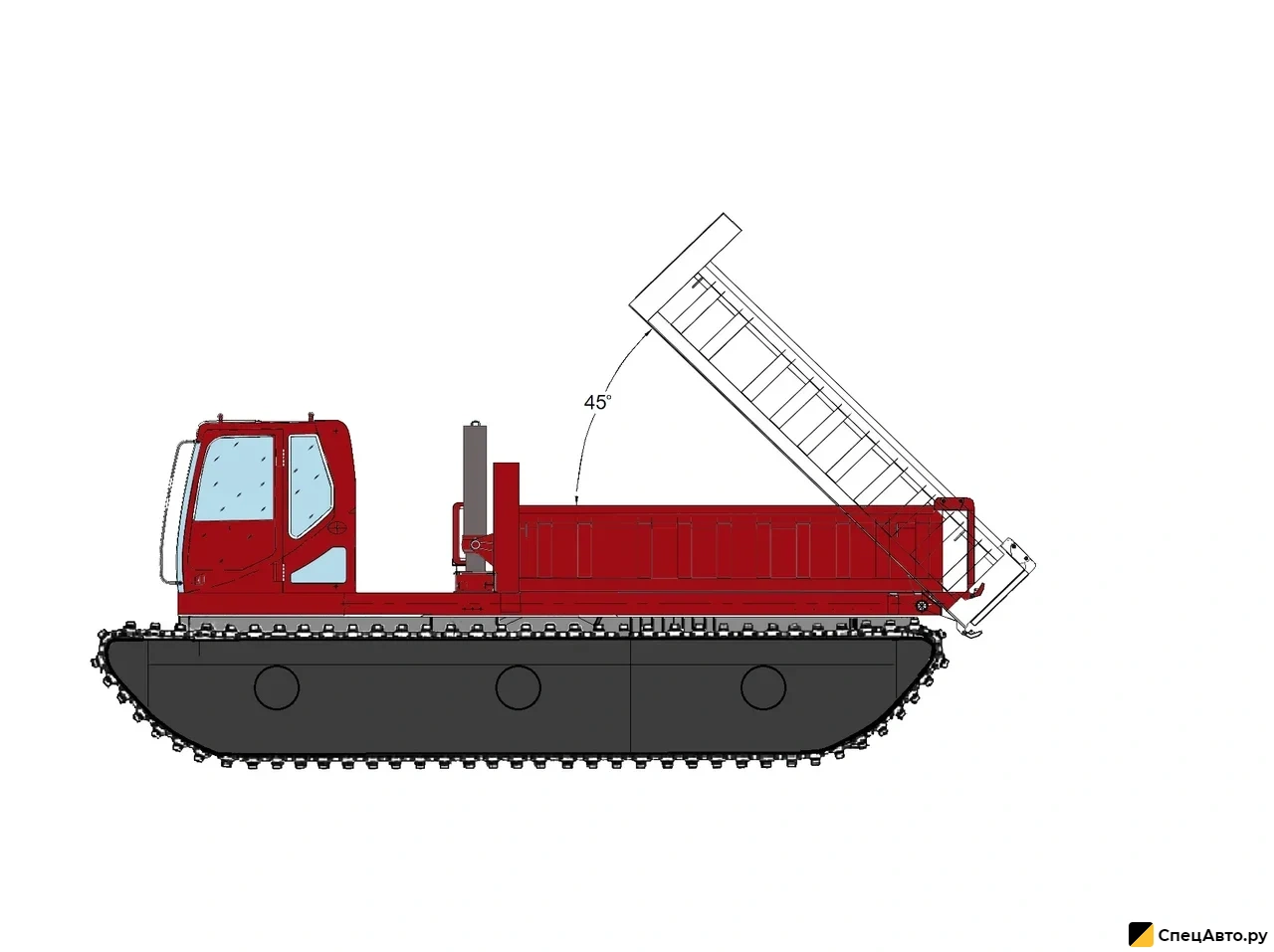 Самосвал-амфибия Aquatrack