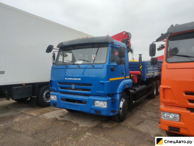 Бортовой грузовик с КМУ КамАЗ 65117