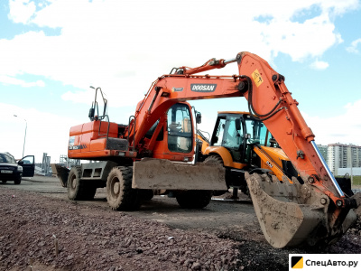 Колесный экскаватор Doosan DX160w