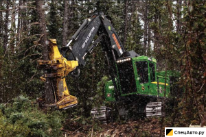 Валочно-пакетирующая машина John Deere 953M