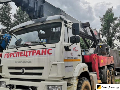 Высотная автовышка Камаз ВС-28К (шасси КАМАЗ-43114 6х6)