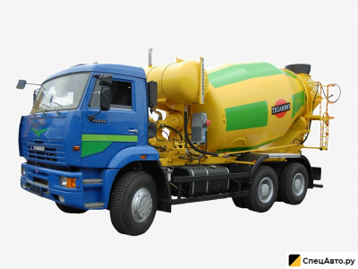 Автобетоносмеситель TIGARBO 8DA на шасси КАМАЗ 6520