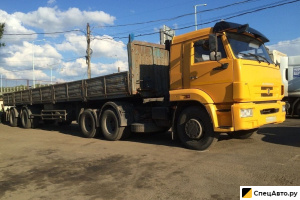 Бортовой грузовик Камаз 65116-N3. 13 метров