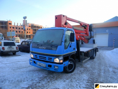 Средневысотная автовышка ISUZU 22 метра