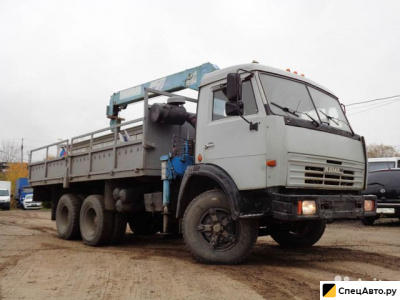 Бортовой грузовик с КМУ КамАЗ 5320