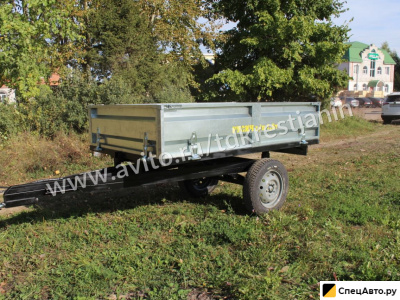 Прицеп для мини-трактора самосвальный 1.5т