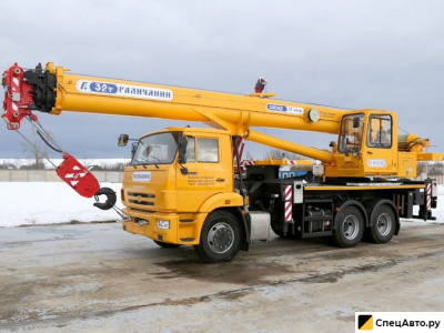 Автокран Галичанин КС-55729-1В-3 (ОВОИД) на шасси КамАЗ 65115