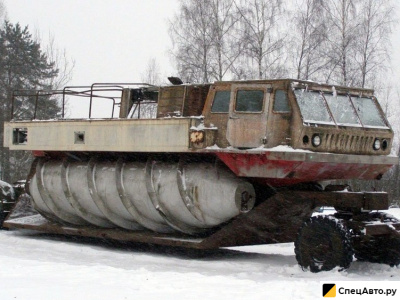 Шнекороторный вездеход ЗИЛ 4904