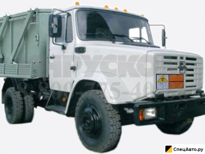 Автомобиль для опасных грузов ММЗ 45085 ОТ-20 для транспортирования радиоактивных отходов