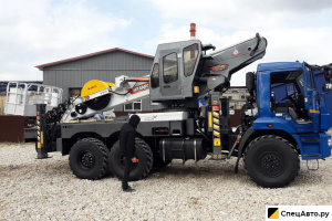 Автовышка КамАЗ 43118 с АГП Sky Jumbo 45 метров