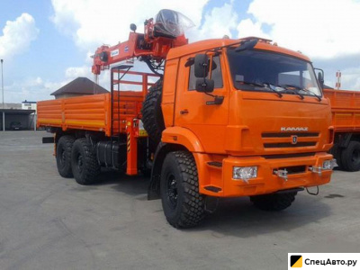 Бортовой грузовик с КМУ КамАЗ 43118 с КМУ Kanglim