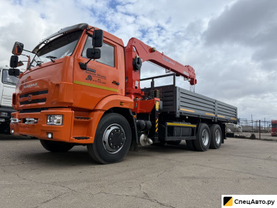 Бортовой грузовик с КМУ КамАЗ 65115