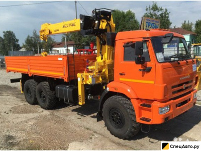 Бортовой грузовик с КМУ КамАЗ 43118-3027-50 с КМУ Soosan SCS746 LTop