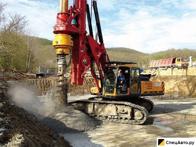 Услуги сваебойно-буровой машины