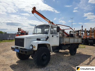 Бурильно-крановая машина БКМ-317 на шасси ГАЗ 3308