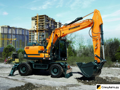 Колесный экскаватор Hyundai R180W-9S