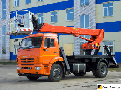 Средневысотная автовышка АГП -32Т на шасси КамАЗ-65115