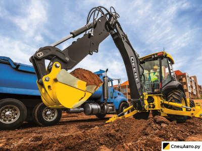 Экскаватор-погрузчик John Deere 325SL