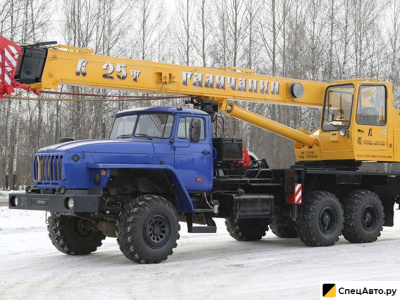 Автокран Галичанин КС-55713-3 на шасси УРАЛ 4320