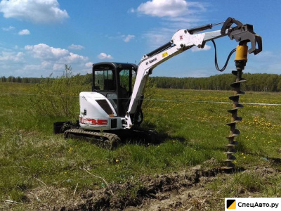 Аренда ямобура, Бурение отверстий