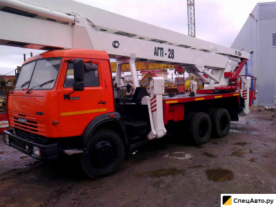 Маловысотная автовышка АГПАГП -28 (ПСС-121.28)