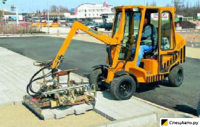 Машина для укладки тротуарной плитки Kubota VM 204 ROBOTEC