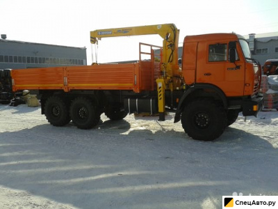 Бортовой грузовик с КМУ КамАЗ 43118 с КМУ Soosan