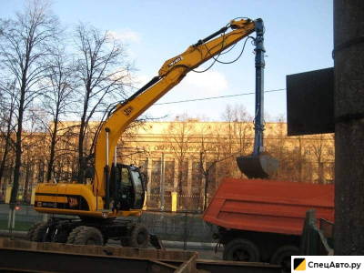 Перегружатель гусеничный JCB грейфер