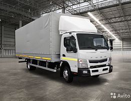 Продажа коммерческого грузовика с тентом Mitsubishi Fuso Canter