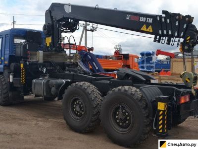 Седельный тягач КамАЗ 53504 с КМУ Hiab 190