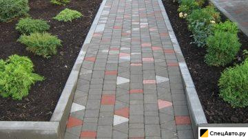 Установка дорожного бордюра / Установка садового бордюра