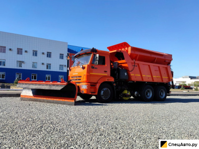 Комбинированная дорожная машина МД-651 на самосвале КамАЗ 65115