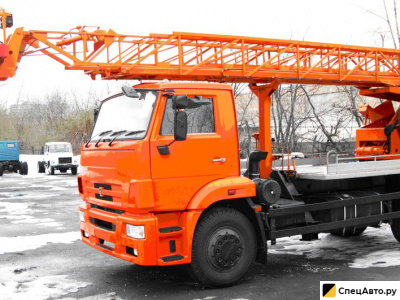 Средневысотная автовышка АГП -32Т на шасси КамАЗ-65115
