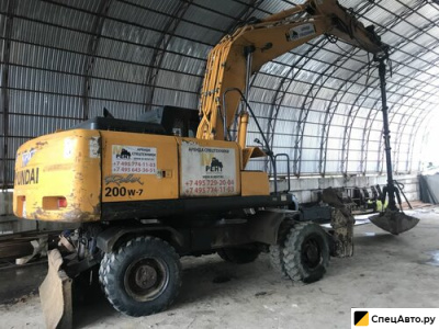 Перегружатели колесные Hyundai R200W-7  грейфер