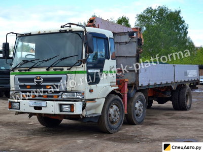 Бортовой грузовик с КМУ HINO Profia с КМУ Unic