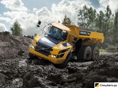 Самосвал с шарнирно-сочлененной рамой Volvo A35