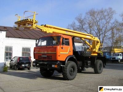 Автовышка КамАЗ 43502-45 с АГП ППС-131.22Э