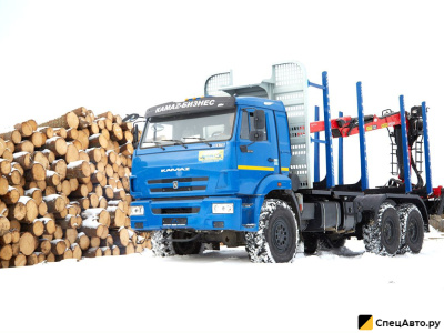 Сортиментовоз КамАЗ 43118 с КМУ