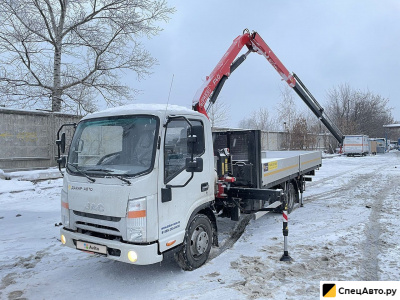 Бортовой грузовик с КМУ JAC N56