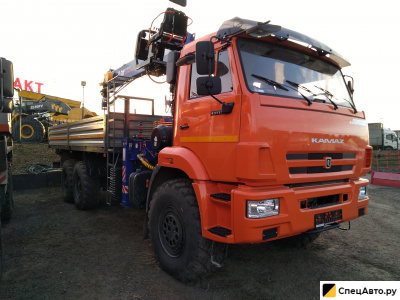 Бортовой грузовик с КМУ КамАЗ 43118 с КМУ DongYang