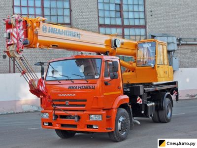 Автокран Камаз  ИВАНОВЕЦ КС-35714K-3
