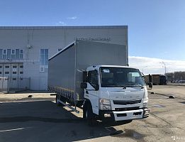 Продажа коммерческого грузовика с тентом Mitsubishi Fuso Canter TF