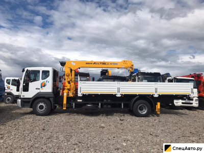 Бортовой грузовик с КМУ Daewoo Novus CH7CA с КМУ Soosan SCS736L2 Top