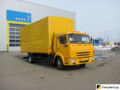 Тентованный грузовик КамАЗ 4308