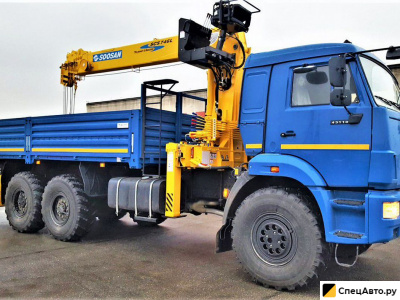 Бортовой грузовик с КМУ КамАЗ 43118