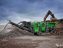 Продажа дробилки для камня и горных пород Дробильная щёковая установка terex bison 280