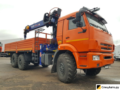 Бортовой грузовик с КМУ КамАЗ с КМУ DongYang SS1956