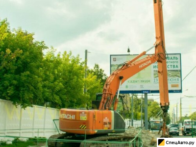 Перегружатель гусеничный Hitachi ZX 225 URLC  грейфер