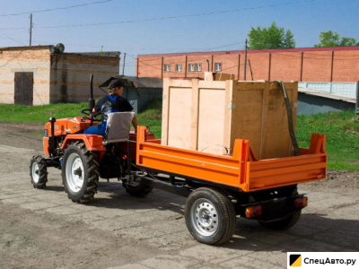 Прицеп для мини-трактора Уралец (самосвальный)